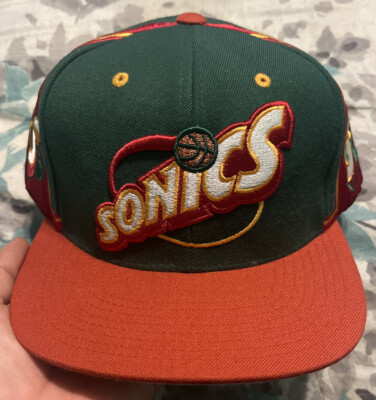 Seattle SuperSonics Mitchell & Ness NBA Snapback Adjustable Hat