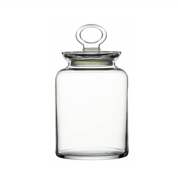 Pasabahce 2,64 L Glas Vorratsglas mit Deckel Bonbonglas Gebäckdose Keksdose