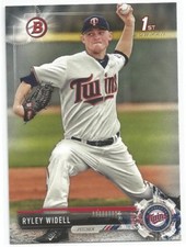 Ryley Widell Minnesota Twins 2017 1st Bowman Draft Baseball