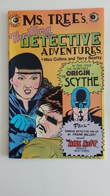 Comic: MS TREE #2, Eclipse. First Appearance THE SCYTHE, THE FACE, etc. 1983.