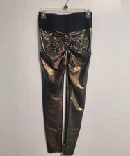 Cute Booty Oil Slick ☆BOOTY SCRUNCH Leggings Super Active $159 Booty Enhancing 