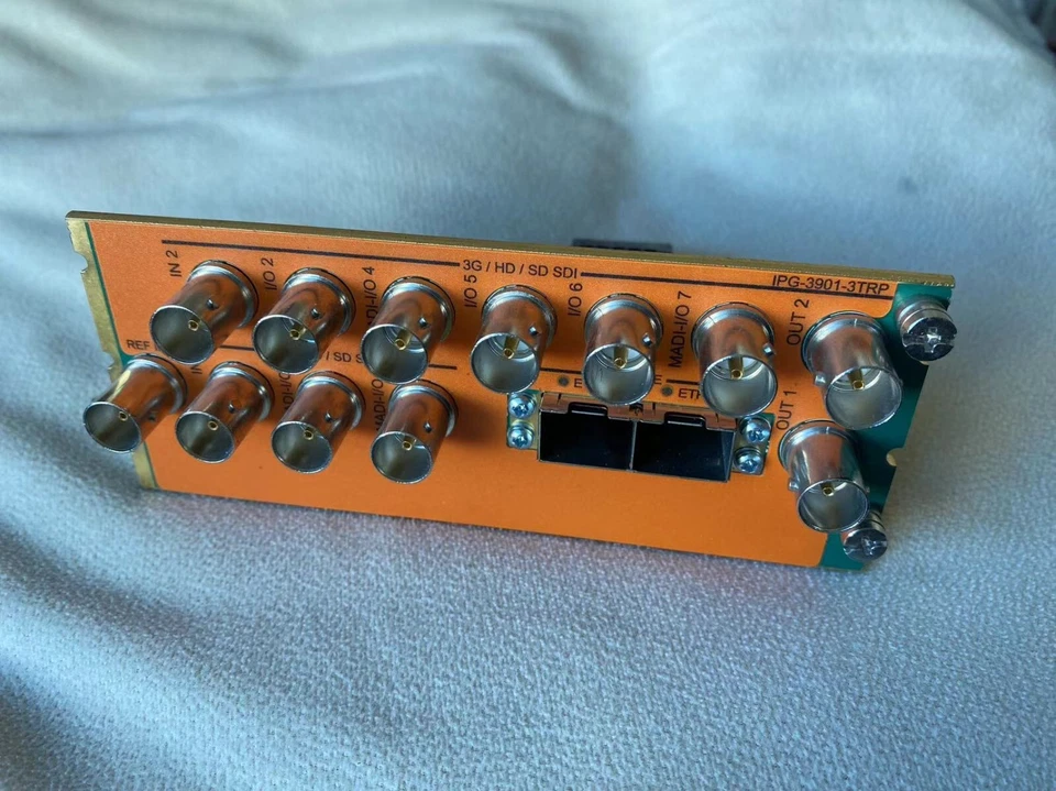 IPG-3901-3TRP Rear Panel for IPG-3901 GrassValley Netgate, Connector for IP-SDI - Image 3 of 4