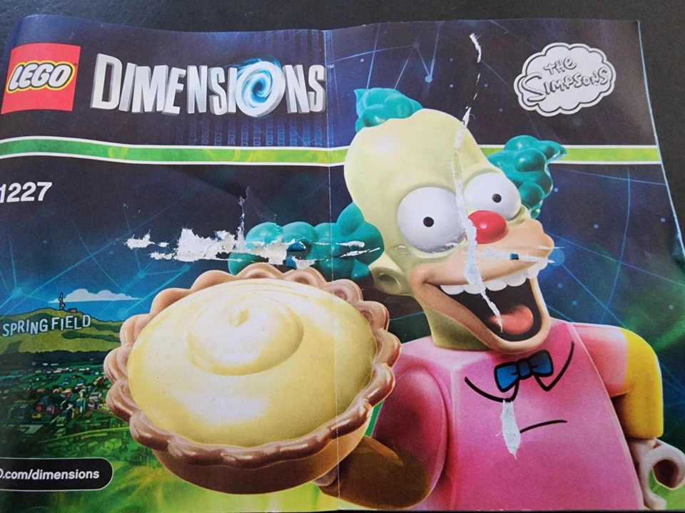 LEGO Dimensions 71227 Krusty Fun Pack New No Box Sealed Bag The Simpsons - Image 2 of 4