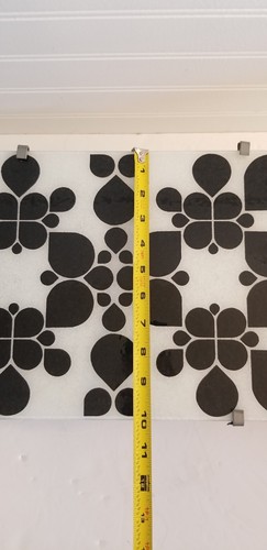 IKEA Wall Lamp GYLLEN 56 Black and White Glass Panel David Wahl 22x10 - Picture 18 of 18