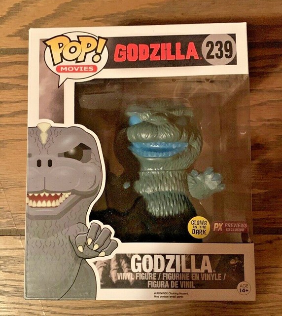 Funko GODZILLA #239 Glow-in-The-Dark PX Preview Exclusive | eBay