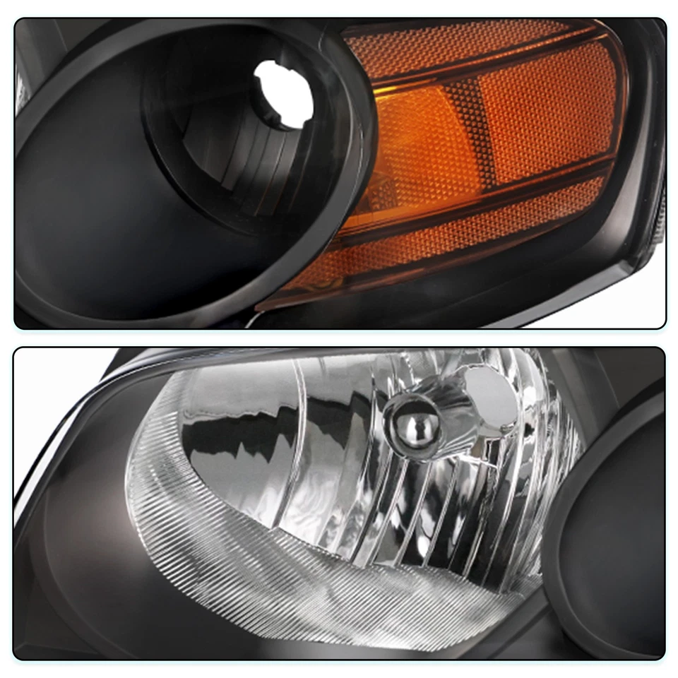 Conjunto faros halógenos L+R para Nissan Sentra 2004 2005 2006 sedán Foto 4 de 4