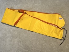 Vintage RARE Athalon Products Ski Bag Carrier Tote Yellow W Orange Straps Read 