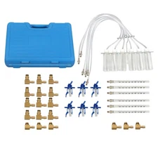 LABLT 6 Cylinder Diesel Injector Flow Meter Tester Common Rail Adaptor Test Tool