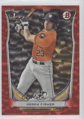 2014 Bowman Draft Red Ice 140/150 Derek Fisher #DP35 3c7
