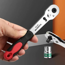 Mini Quick Ratchet Wrench 1/4 Small Screwdriver Head 6.35mm Socket Tool