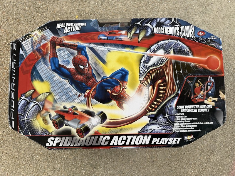 SPIDER-MAN 3 Spidraulic Action Track 2007 Sealed New