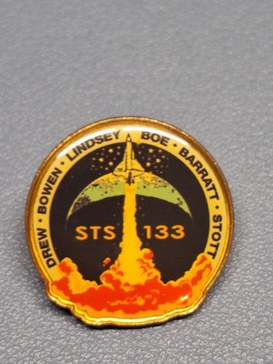 NASA STS-133 Space Shuttle DISCOVERY Pin WITH Bowen On Crew