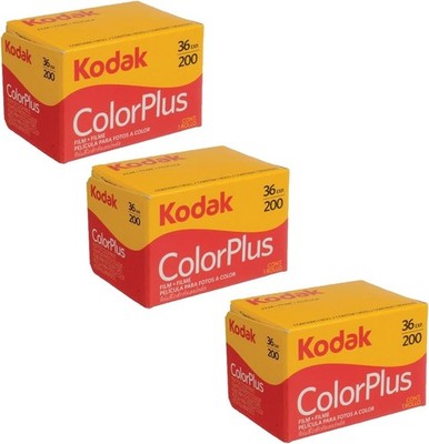 3Pack ColorPlus Film 35mm ISO 20036 film0002 Exposures Color Film High Sharpness