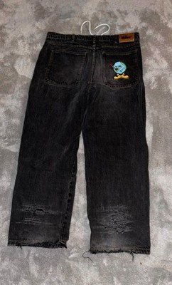 Butter Goods Baggy Jeans Schwarz Washed Denim Skater Y2K Streetwe