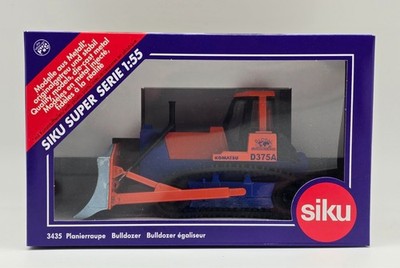 SIKU 3435 Planierraupe KOMATSU D375A, orange/ultramarinblau, M 1:55 Neu und OVP