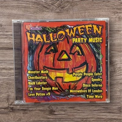 DJ's Choice Halloween Party Music CD 2002 Spooky Pop Rock Dance Turn Up Music