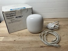 Google Nest Pro 6E G6ZUC Wi-Fi Mesh Router - Snow/White Tested Works