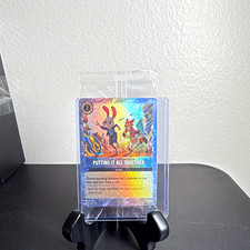 Disney Lorcana Putting It All Together 179/204 Foil Action Common Zootopia
