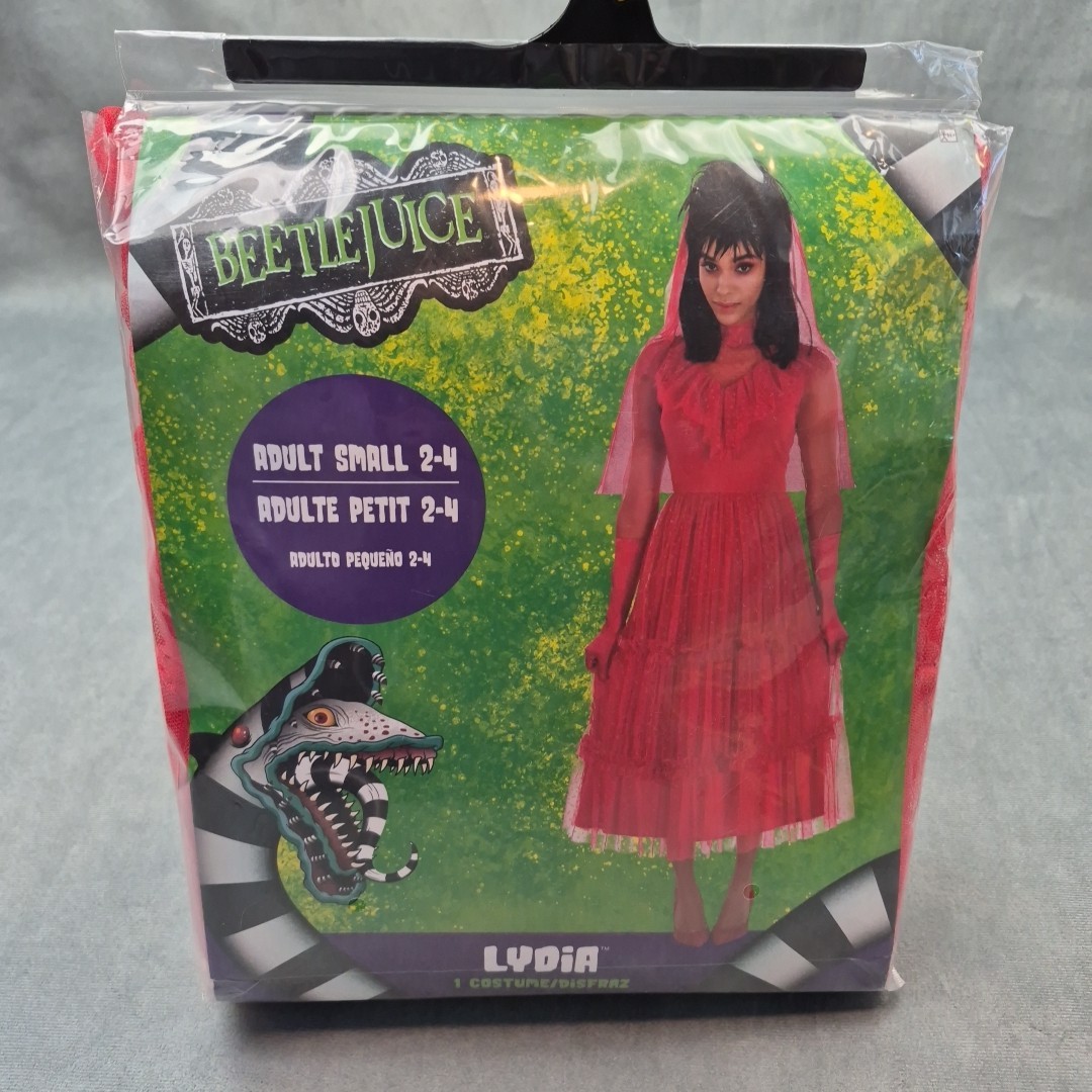 open lace back dress Amazon.com: Party City Lydia Red Wedding Dress Costume for Women - Beetlejuice  Costume Includes Dress, Pair of Gloves, & Veil main image 0