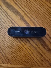 Used Logitech BRIO 4K HD Webcam USB 3.0 M/N 860-000521 With Cable Black SC