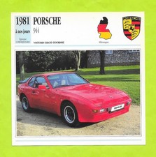Service Edition Sheet - Porche - 944