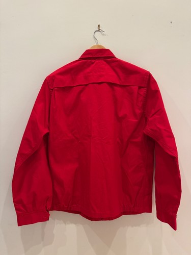 Sugar Cane Red 1950s Style Cotton Drizzler Jacket James Dean SC15616 Size 38 NEW - Picture 2 of 7