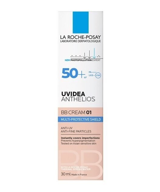 6 Pack La Roche-Posay Uvidea Anthelios BB Cream 01 30ml SPF UV