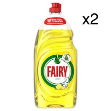 Fairy Washing Up Liquid Lemon with LiftAction 1015ml x2 1.63 per litre