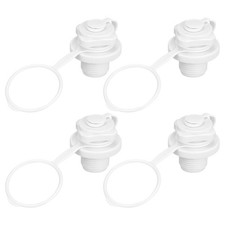 4pcs Inflatable Boat Air Valve: Spiral Air Plugs Quick Inflate Deflate Screw