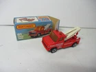 Matchbox Lesney Superfast SF61 Wreck Truck- red, "RADIO DISPATCH" tampo, box