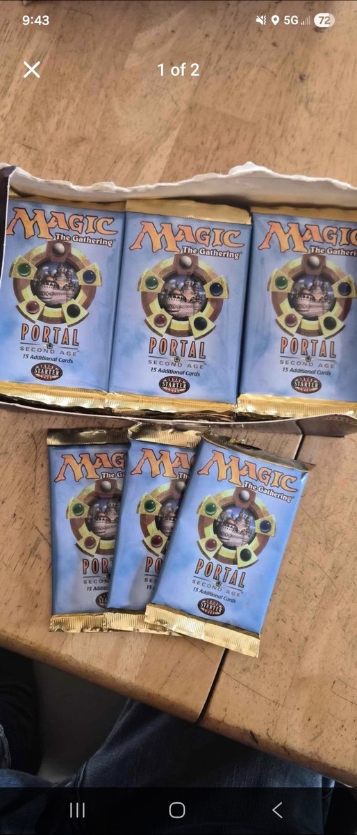 1998 Magic The Gathering Portal Second Age Packs | eBay