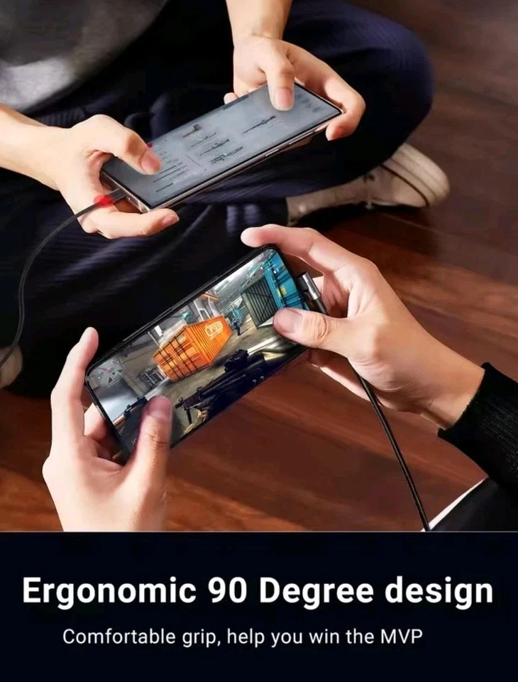 Ugreen Right Angle USB To USB C Fast Charger Cable 3A Charging Data 2m - Image 4 of 4