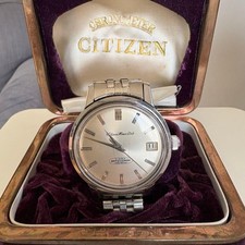 Citizen Homa Date 21 Jewel Hand Winding Watch Timepiece Vintage Rare