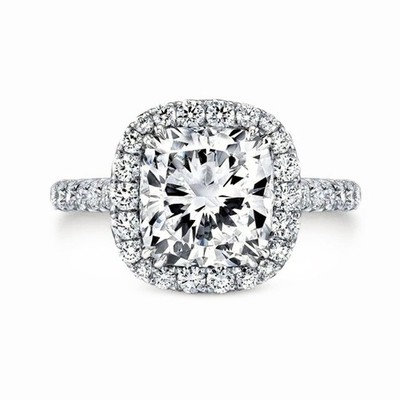 6.00Cts. 100% Certified White Diamond Ring In Yellow Gold Finish -Tariffs Free