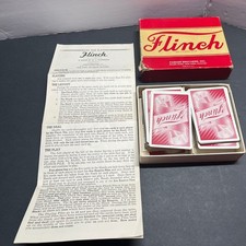Flinch Card Game Parker Brothers Original Box With Instructions Vintage Complete