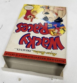 Wacky Races Nintendo NES! CIB! Complete In Box! RARE! Great Shape