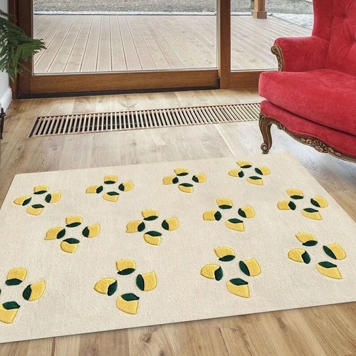 Hand Tufted Rug Style Wool Handmade Area Rug Carpet For Home living room Bedroom - Picture 4 of 5