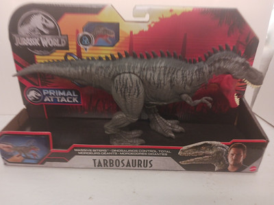 JURASSIC WORLD PRIMAL ATTACK TARBOSAURUS MASSIVE BITERS DINOSAUR FIGURE