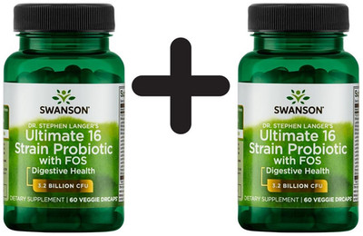 2 x Swanson Dr. Stephen Langer's Ultimate 16 Strain Probiotic (233,22 EUR/kg)