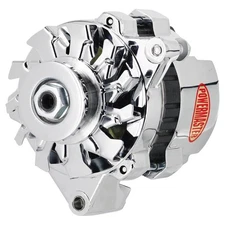 Powermaster Alternator 179261; 100 Amp Chrome for CS121
