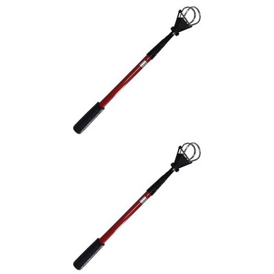  2 stücke 6 zoll Fünfabschnitt Retractable Dehnbare Ball Retriever Scoop