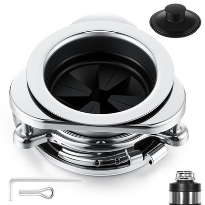 Garbage Disposal Flange, 3 Bolt Mount Stainless Steel Kitchen Sink Flange Kit...