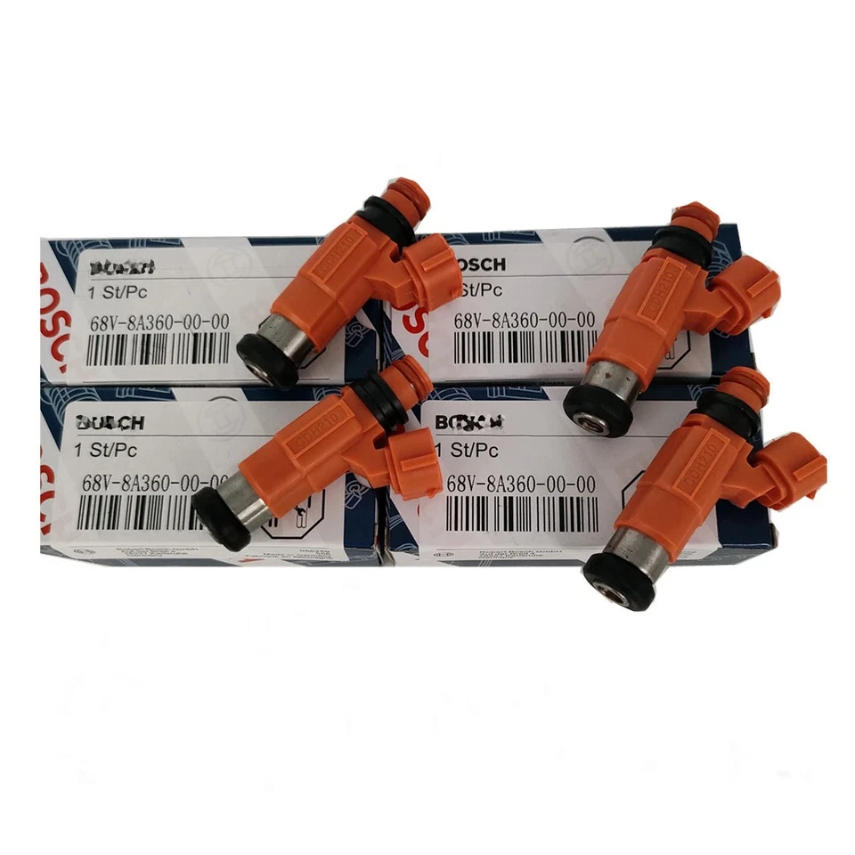 4X Genuine for Yamaha OEM Fuel Injectors F115 HP Outboard CDH210 68V-8A360-00-00 - Image 2 of 4