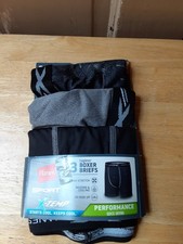 Hanes Boys 3 Pair Boxer Briefs Size Medium 10-12  NEW WITH TAGS
