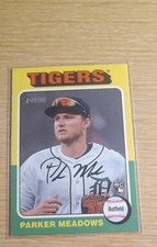 2024 Topps Heritage - Rookies Parker Meadows #370 (RC)