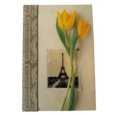 Art Works International Eiffel Tower Tulips Lined Journal Notebook