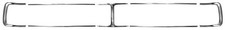 Grille Molding 7-piece Set Fits 1969 Dodge Charger Grille Molding 7-piece Set Fits 1969 Dodge Charger