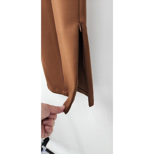 NWT Good American Scuba Slim Flare Pant in Burnt Caramel Size 6 3XL - Picture 14 of 17