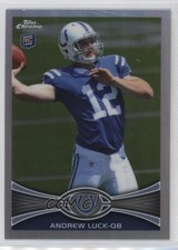 2012 Topps Chrome Refractor Andrew Luck #1 0vl5