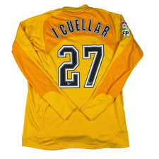 Atletico Madrid 2004/2005 Player Issue Goalkeeper Shirt - I.Cuellar 27 - Spangli